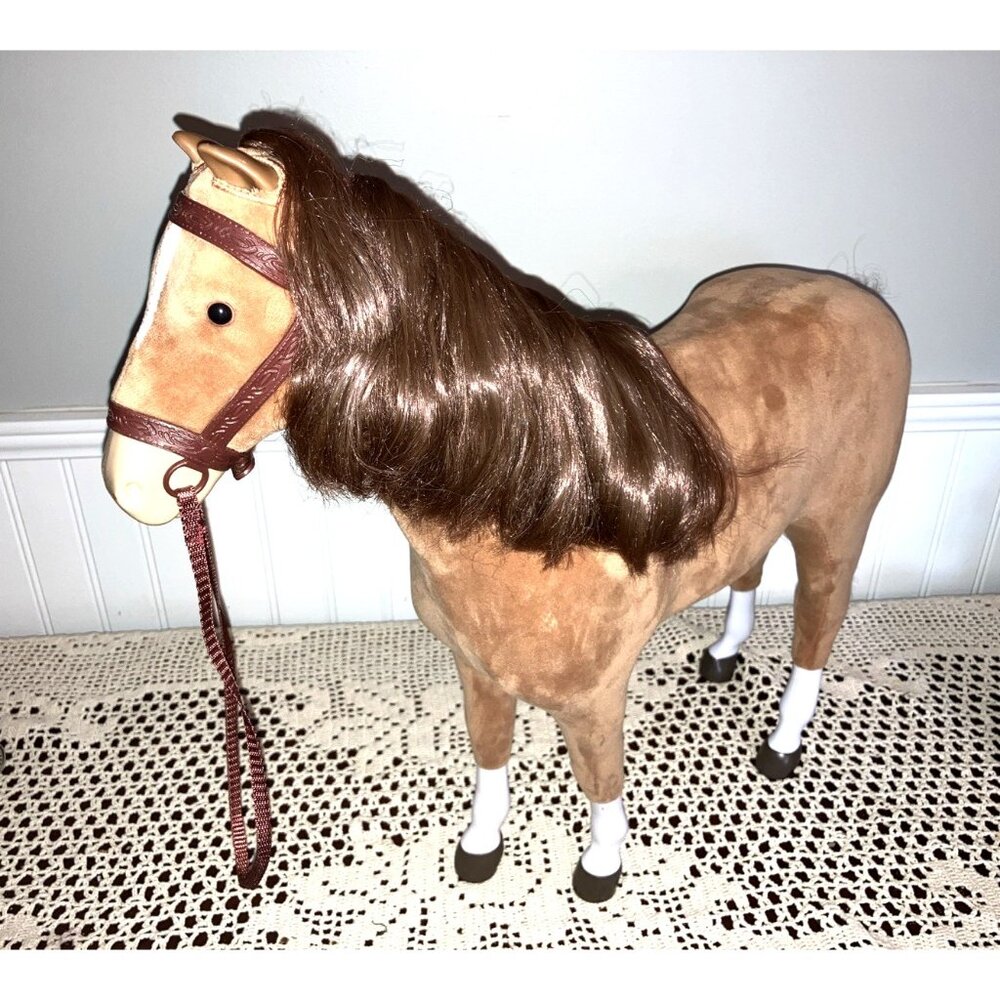 American Girl Doll - 18" Horse Brown Chestnut , Reign & Coat V6033  2014